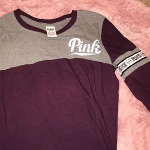 3/4 Sleeve VS Pink Tee